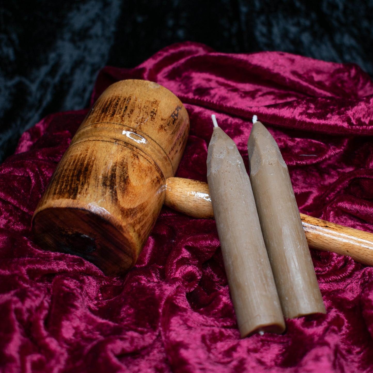 Wooden Stake Candles