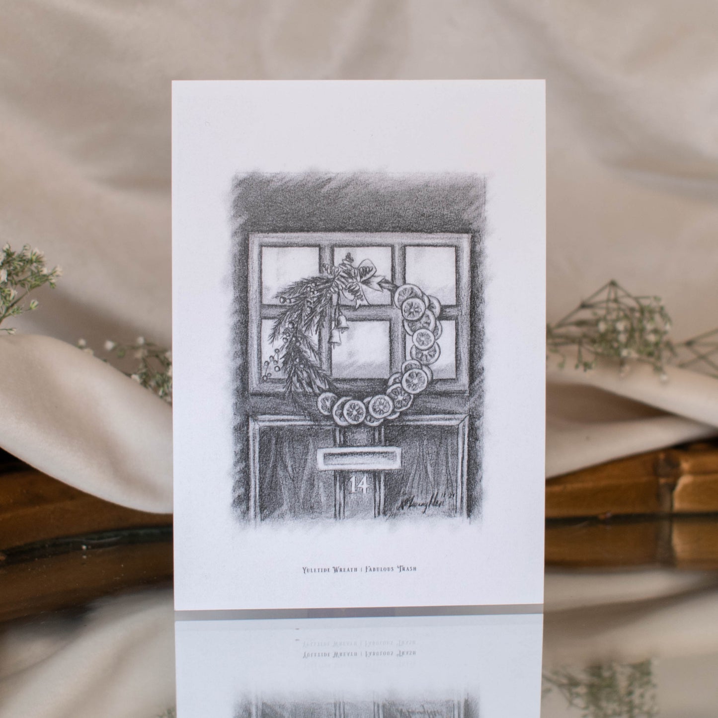 Yuletide Wreath - Print