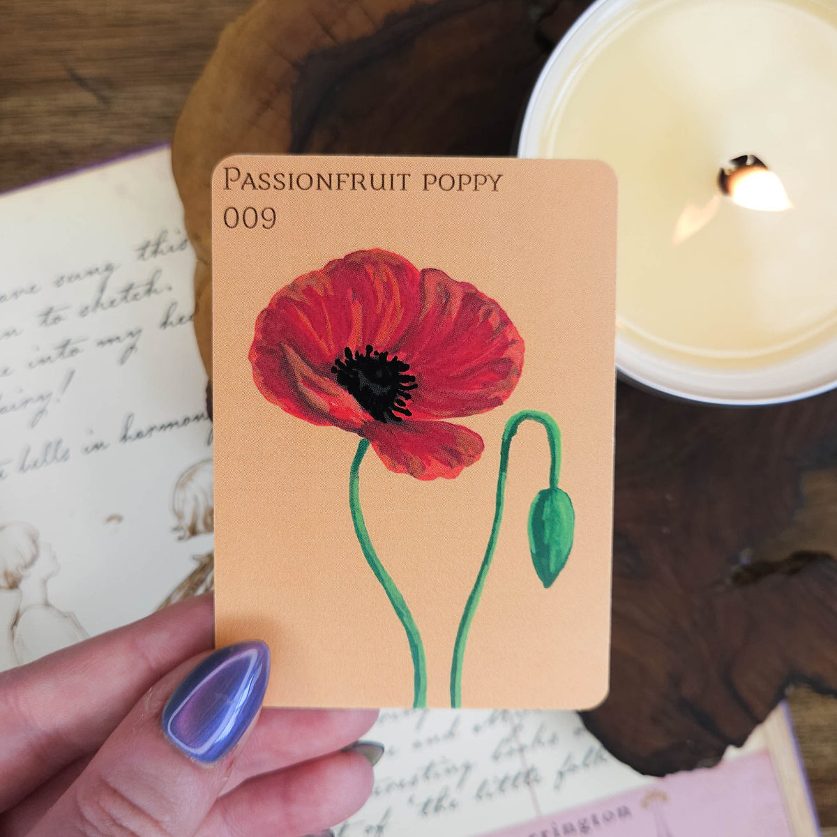 Passionfruit Poppy | ACEO Art Print