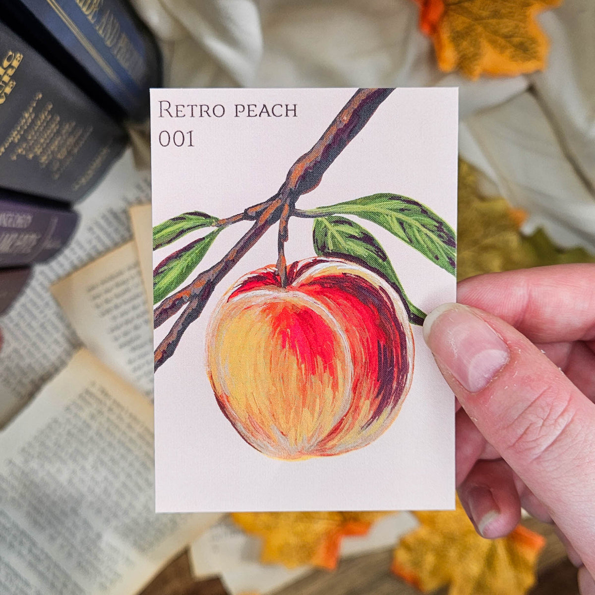 Retro Peach | ACEO Art Print