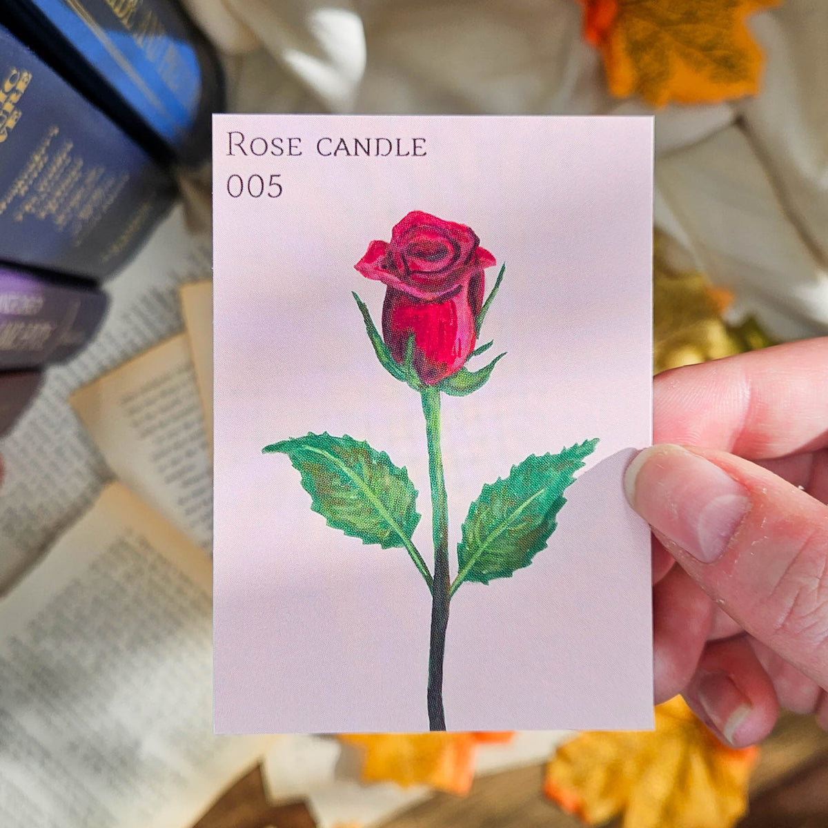 Rose Candle | ACEO Art Print