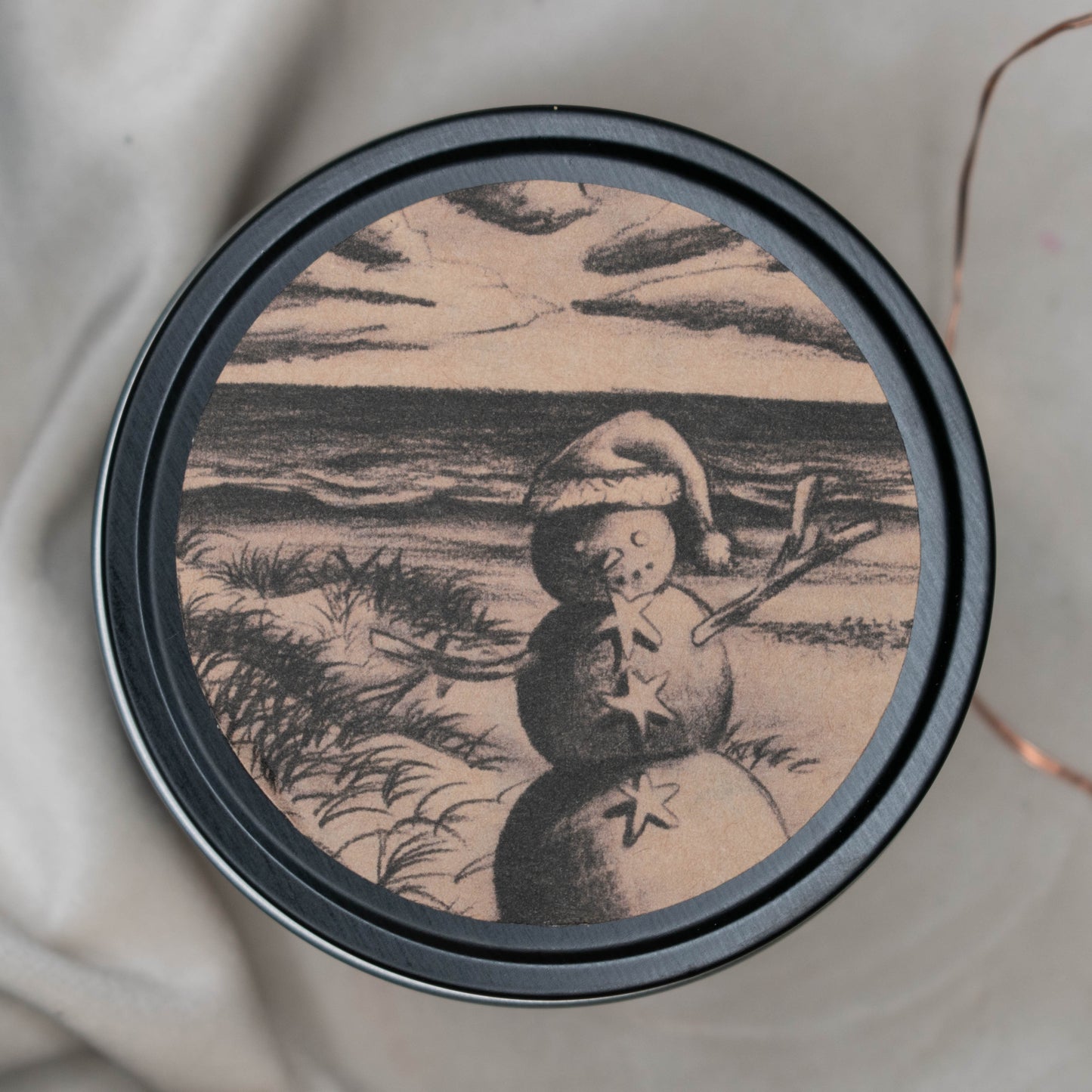 Sandy Claus Candle