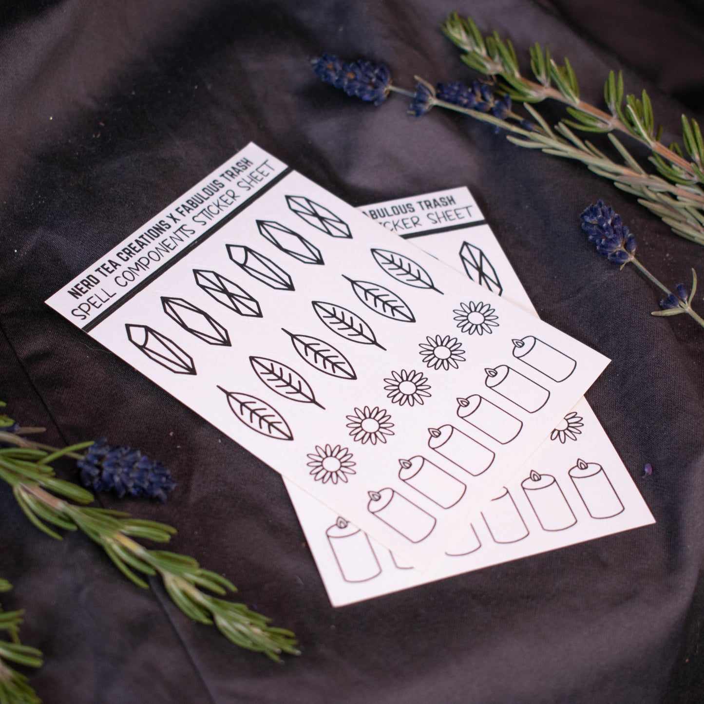 Sticker Sheet - Spell Components