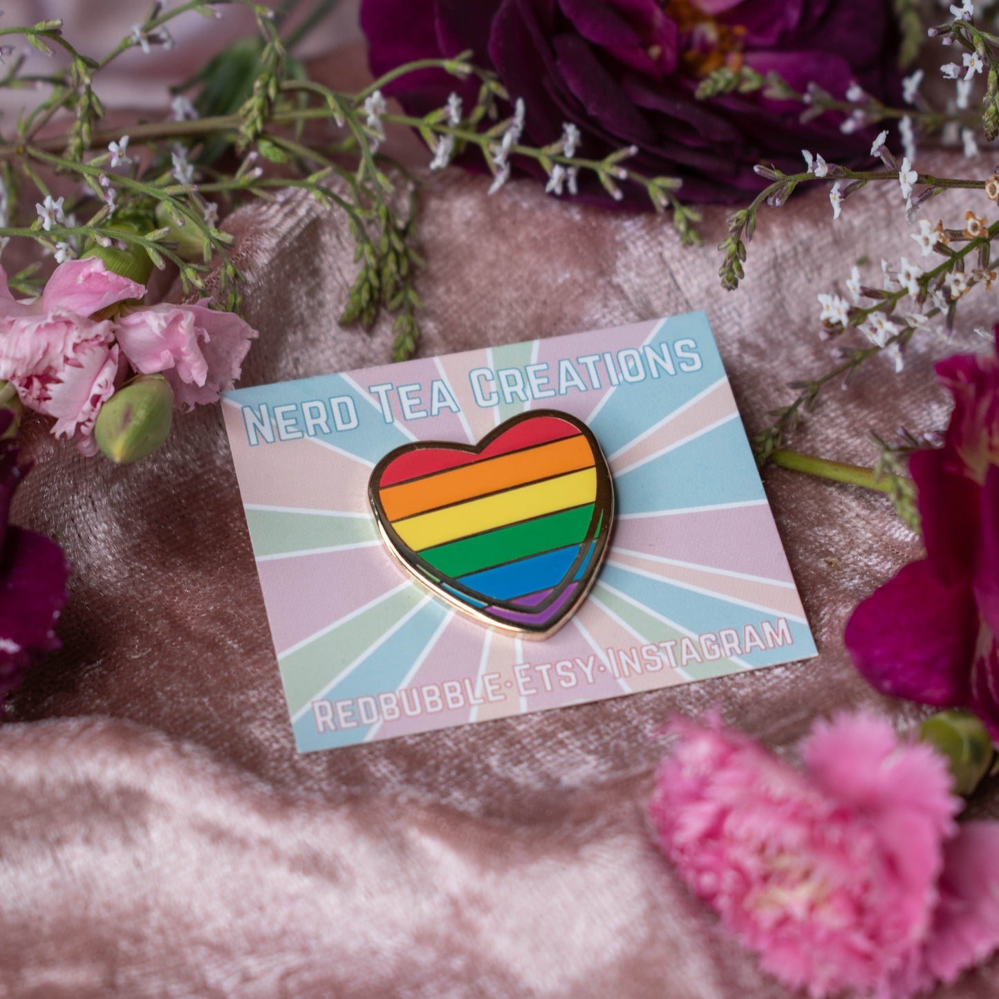 Pride Candy Hearts - Enamel Pins