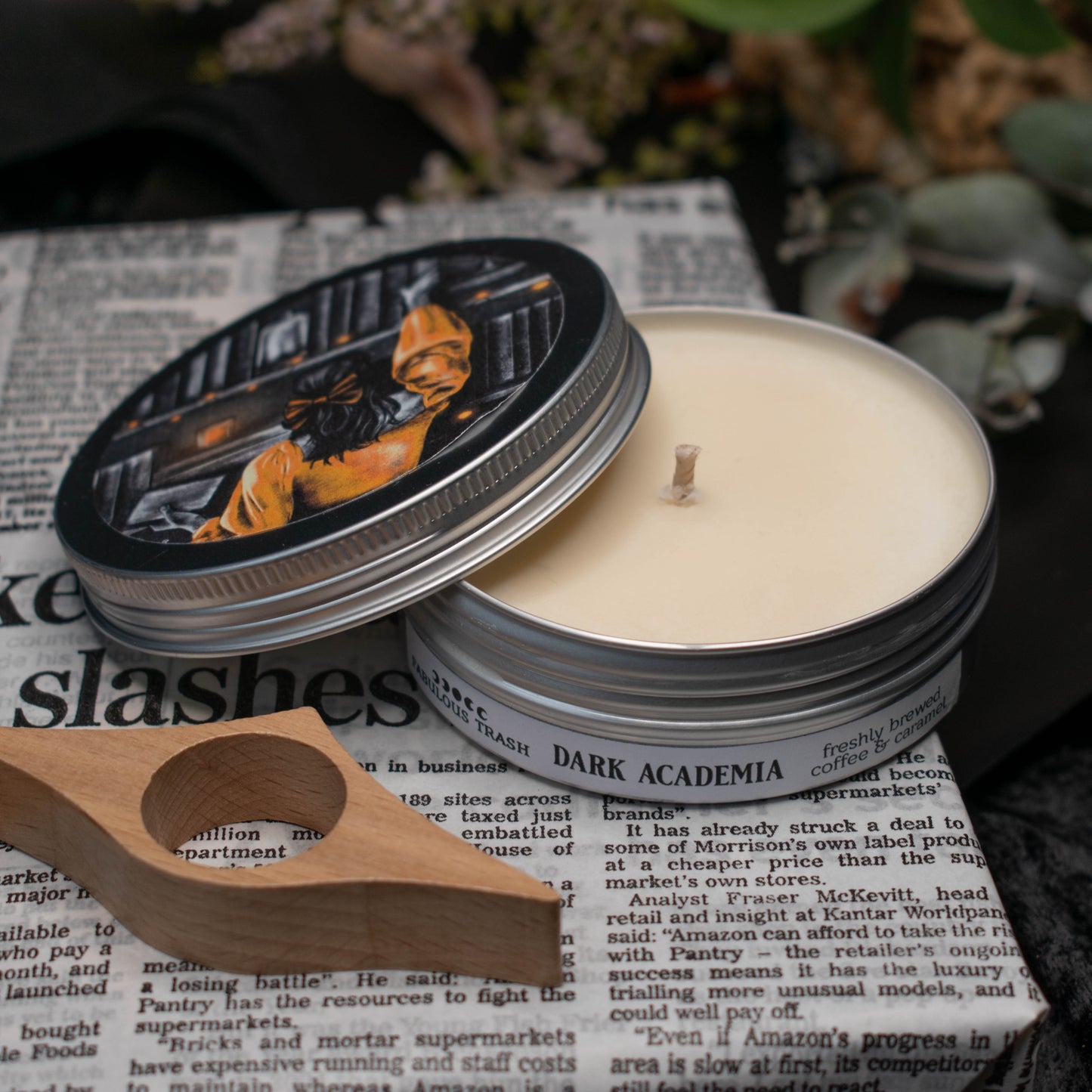 Dark Academia Candle