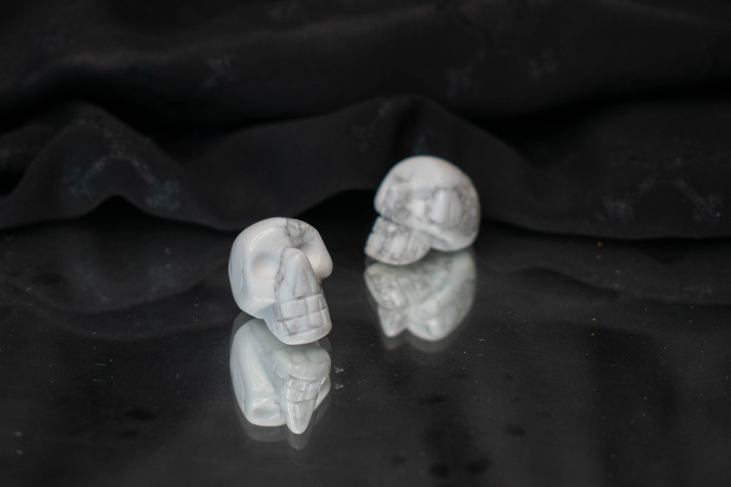 Howlite Skull