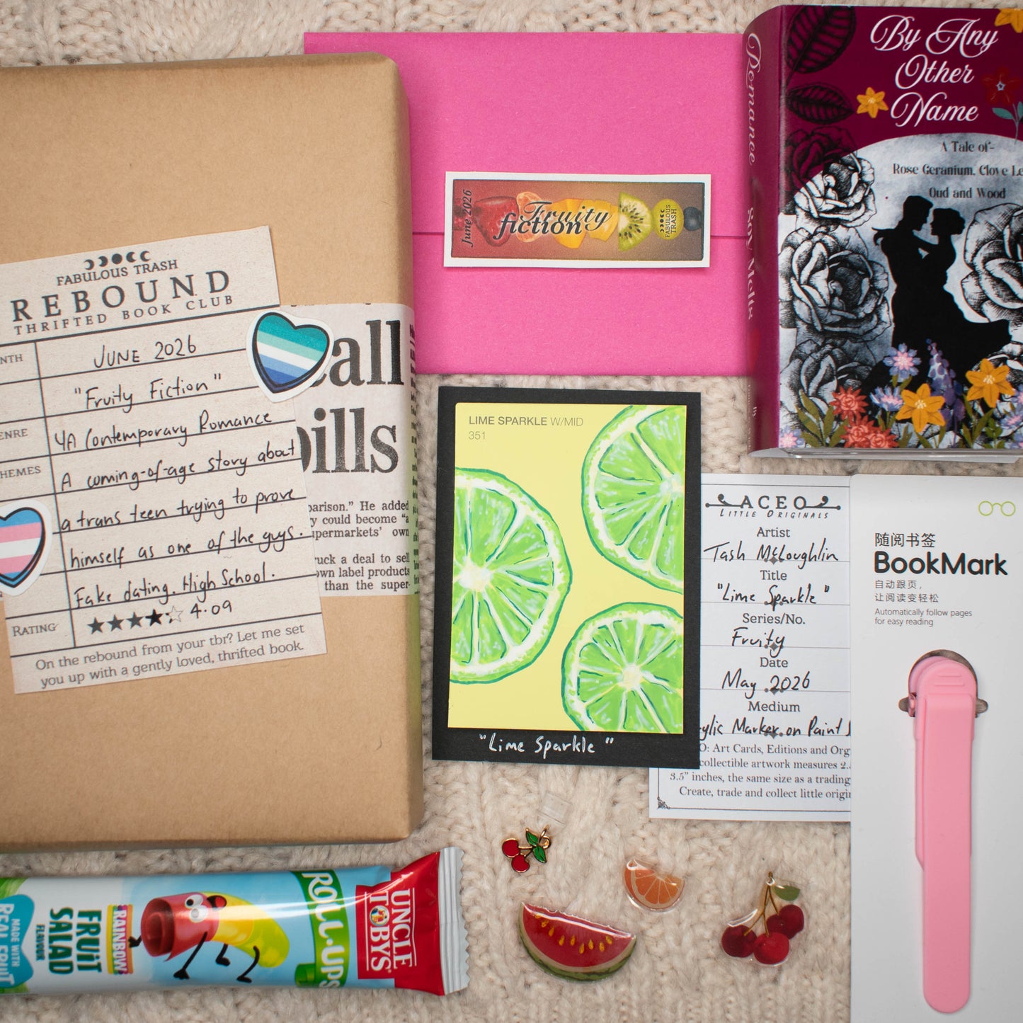 Fruity Fiction | June Catch-up | Rebound Thrifted Book Club Box