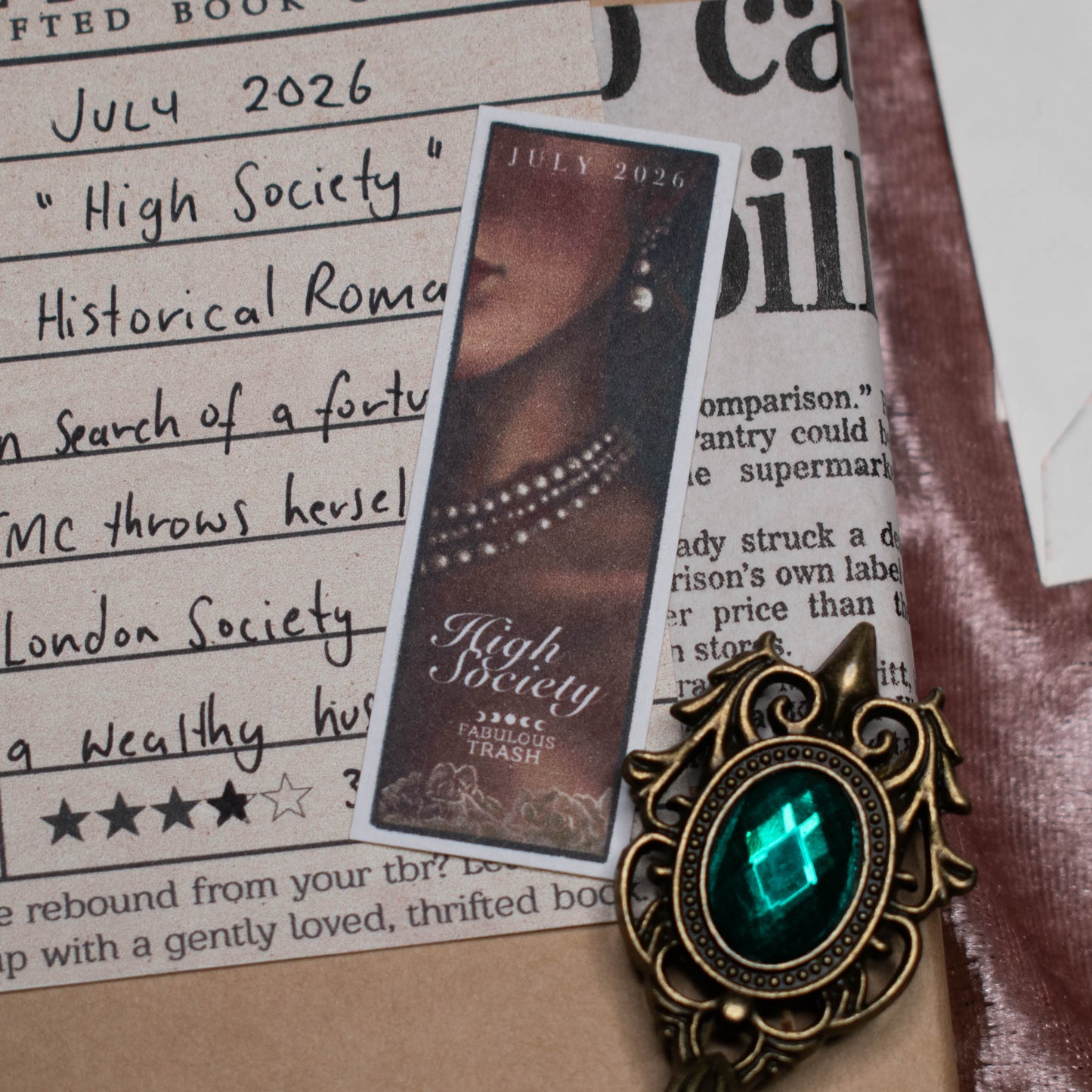 High Society | July Catch-up | Rebound Thrifted Book Club Box