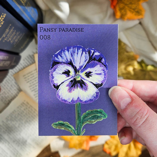 Pansy Paradise | ACEO Art Print