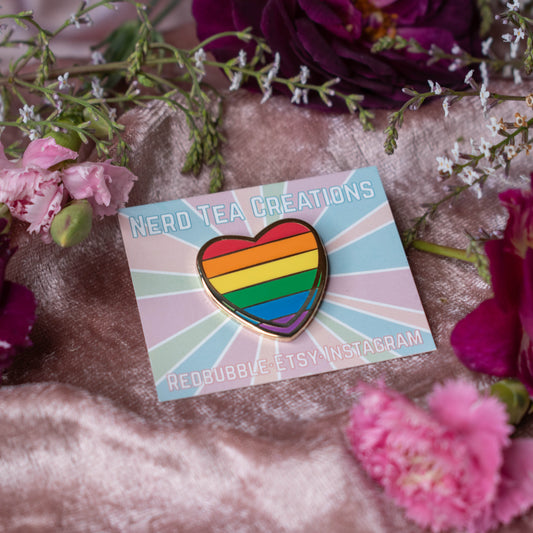 Pride Candy Hearts - Enamel Pins