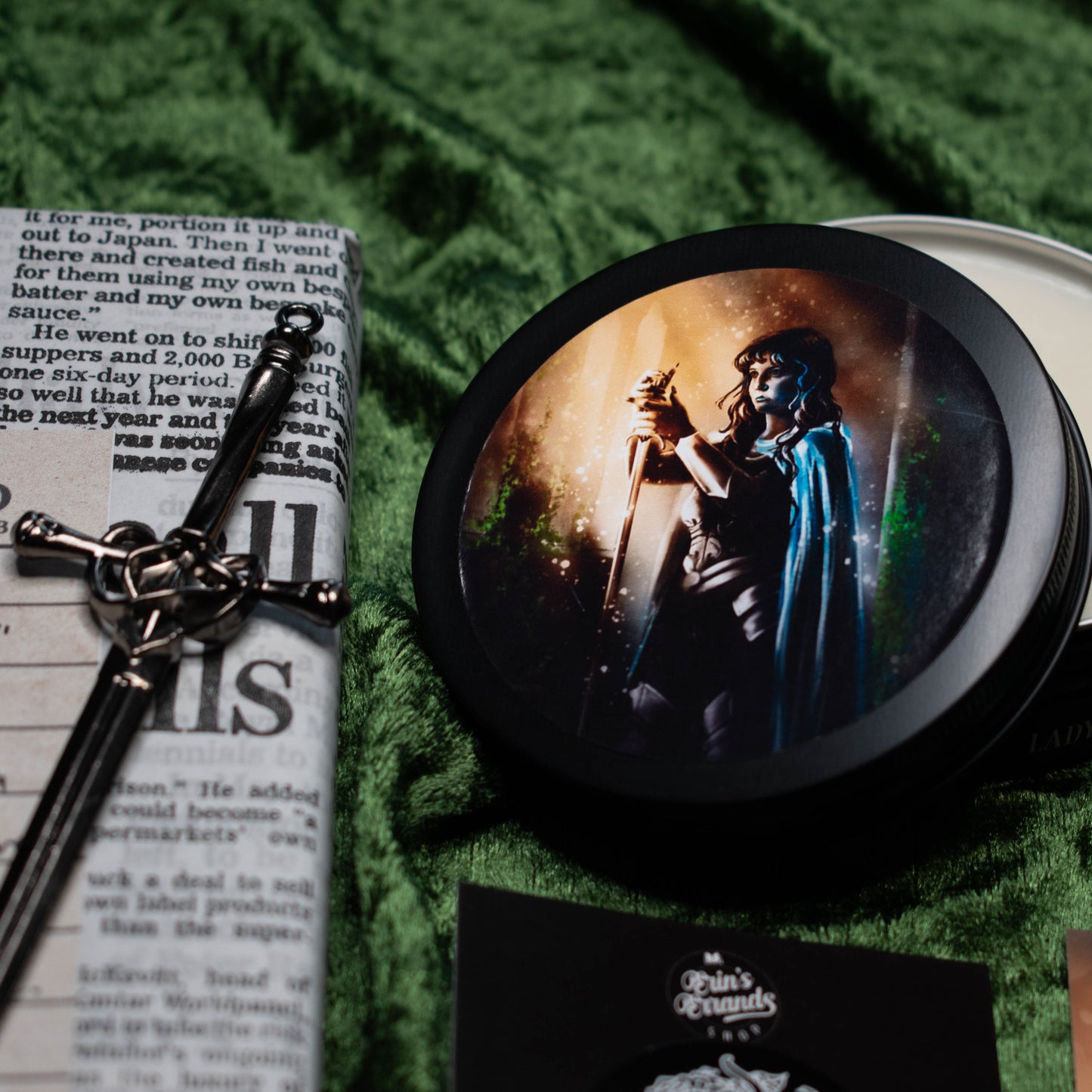 Lady Knight Candle
