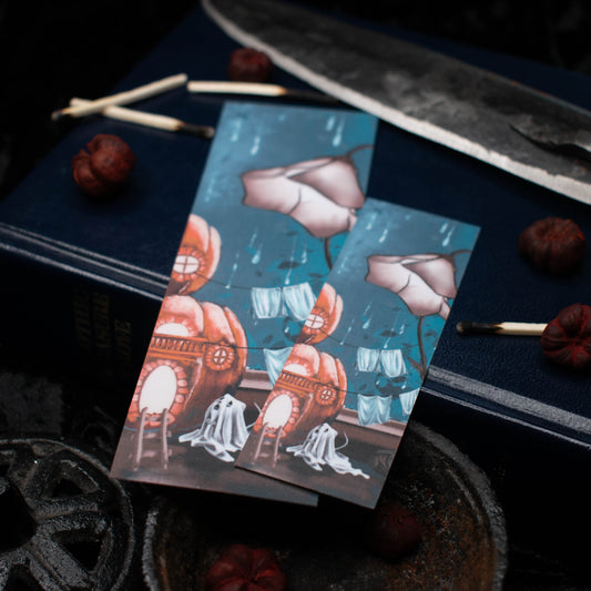 Haunted Hearth Bookmark
