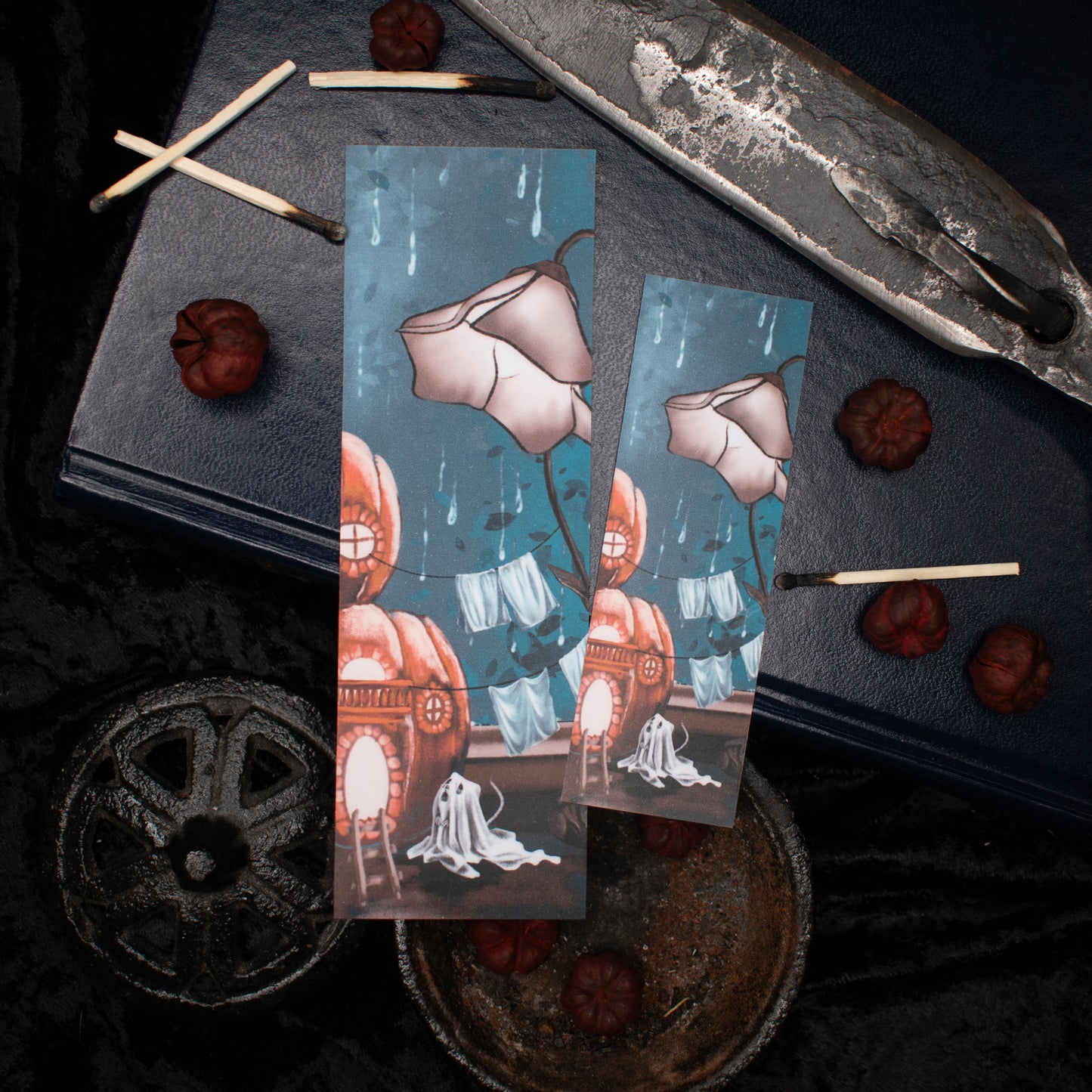 Haunted Hearth Bookmark