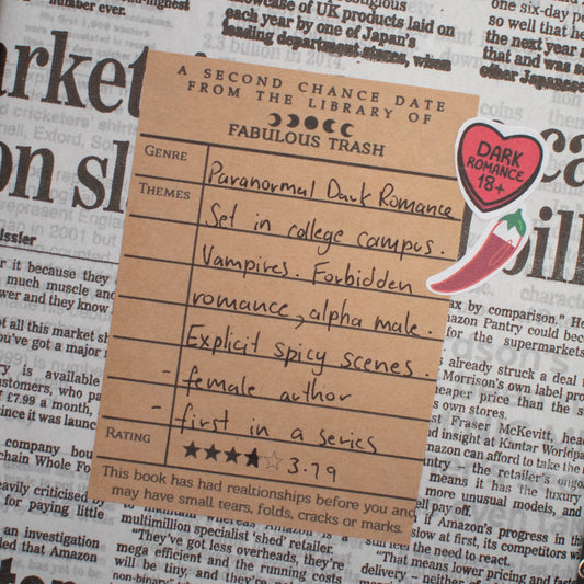 Paranormal Dark Romance | Second Chance Date #66